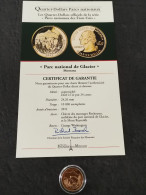 NATIONAL PARKS QUARTER DOLLAR 2011 P MONTANA GLACIER / CUPRONICKEL DORURE OR 24 CARATS / USA / + CERTIFICAT - 2010-...: National Parks