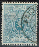 Belgique - 18665 - Y&T N° 24 Dentelé 15, Oblitéré - 1866-1867 Blasón