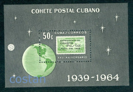 1964 Rocket Mail Flight Search,airplane/Not Issued Stamp From 1939,CUBA,B24,MNH - Amérique Du Sud