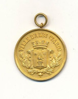 Médaille Portable De La Ville D'Albi (Tarn) Prix De Tir Ou Préparation Militaire Vers 1900 - Frankrijk