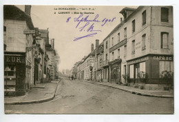 61 LONGNY Au PERCHE Rue De Chartres Commerces " Coifeur " Et " Café De La Renaissance"  1905 écrite Timb     D11 2022  - Longny Au Perche