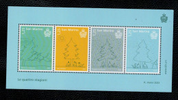 San Marino 2023 - Le Quattro Stagioni 4v In Foglietto Complete Set ** MNH - Unused Stamps