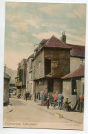 ANGLETERRE FOLKESTONE Rue Fismarket Pecheurs Trottoire Maisons  Couleur 1910  Upton 's Series      D12 2022 - Folkestone