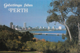 Perth - Skyline And Narrows Bridge 1980 - Perth