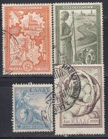 GRIECHENLAND 1951-53 -  MiNr: 582+585+594+600 - 4 Werte  Used - Usati