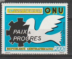 Centrafrique PA - 1970 - N°90**sans Charniere - 25 Ans ONU - Repubblica Centroafricana