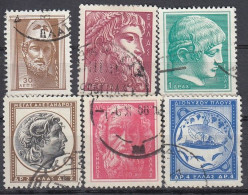 GRIECHENLAND 1955 -  MiNr: 624-631 6 Werte  Used - Usati