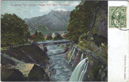 Ausgang Taminaweg Ragaz 1907 - Bad Ragaz