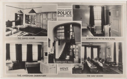 Table Tennis Dormitry Dining Room At Police Seaside Home Hove Sussex Postcard - Police - Gendarmerie