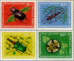 Nederlands Nieuw Guinea 1961 Social Care, Insects, MNH**/postfris - Nueva Guinea Holandesa