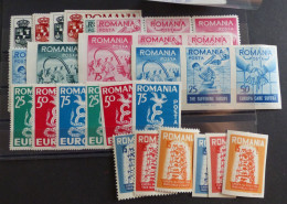 Rumänien 1957  Romana Vignetten Der Gegenregierung  MNH ** Postfrisch       #6242 - Lokale Uitgaven