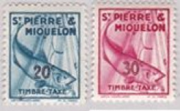 France S. P. M.  Taxes De1938 YT 35 & 36 Neufs - Segnatasse