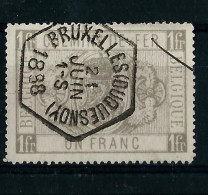 TR 6 - Obl. BRUXELLES - ( DUQUESNOY) - 21/06/1888 - Usati