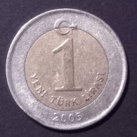 Turquie - Pièce De 1 Lire 2005 - Turquie