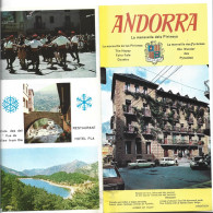 FOLLETO PUBLICITARO DE UNA DE LOS ANTIGUOS HOTELES DE ANDORRA YA NO EXISTE DE MUCHOS AÑOS PEQUEÑA ROTURA CENTRO INFERIOR - Other & Unclassified