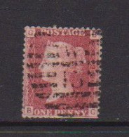 GREAT  BRITAIN    1858    1d  Red    Plate No 81    USED - Used Stamps