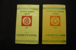 2x Pcs Tobacco,cigarette Paper, Rolling Papers, Rizla, IGLA - Andere & Zonder Classificatie