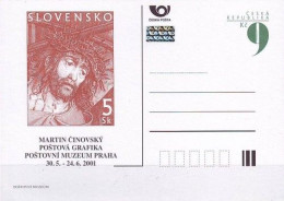 CDV PM 23 Czech Republic M. Cinovsky In The Post Museum 2001 - Gravures