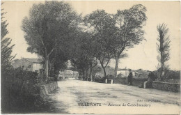 D 93.VILLEPINTE.  AVENUE DE CASTELNAUDARY.  CARTE ECRITE - Villepinte