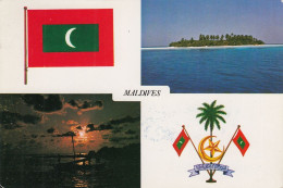 Maldives - National Flag & Emblem 1981 - Maldive