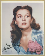 Rhonda Fleming (1923-2020) - American Actress - Superb Signed Large Photo - Actors & Comedians