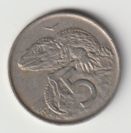 NEW ZEALAND 1970: 5 Cents, KM 34.1 - Nieuw-Zeeland