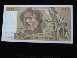 100 Cent Francs - DELACROIX  1993 - Billet NEUF    **** EN ACHAT IMMEDIAT **** - 100 F 1978-1995 ''Delacroix''