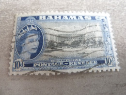 Bahamas - Modern Hôtels - Val 10 D. - Bleu Et Gris - Oblitéré - Année 1954 - - Bahamas (1973-...)