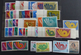 CEPT Jahrgang 1973   (ohne Luxemburg )   MNH ** Postfrisch       #6274 - Collections, Lots & Séries