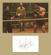 Darren Shahlavi (1972-2015) - English Actor - Rare Signed Card + Photo - 2001 - Attori E Comici 