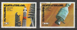 Centrafricaine P.A.1974 : Coopération Spatiale USA- URSS Oblitéré - Repubblica Centroafricana