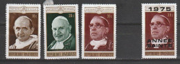 Rwanda - Papes - Centenaire Du Concile Vatican I - 1970-75 Neuf** - Usados