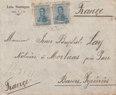 Argentine LR Luis Sentagne Buenos Aires 12/06/18 Pour Morlaas - Lettres & Documents