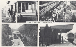 Bricket Wood Railway Fair Train Signal Box Staff Herts RPC Postcard - Hertfordshire