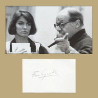 Franco Giraldi (1931-2020) - Italian Director - Rare Signed Card + Photo - COA - Attori E Comici 