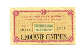 50 Centimes Chambre De Commerce  Puy De Dome - Chambre De Commerce