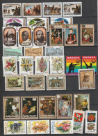 Rwanda Lot De 130 Timbres Thème Divers Neuf** - Collections (sans Albums)