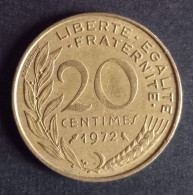 Pièce De 20 Centimes Marianne 1972 - 20 Centimes