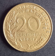 Pièce De 20 Centimes Marianne 1981 - 20 Centimes