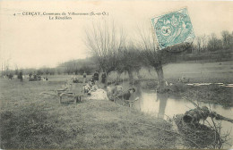 CERCAY Commune De Villecresnes , Le Réveillon, Lavandières. - Villecresnes