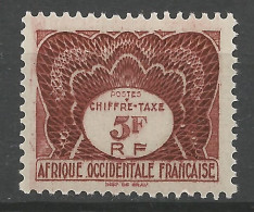 AEF TAXE N° 8 NEUF** LUXE SANS CHARNIERE / Hingeless / MNH - Other & Unclassified