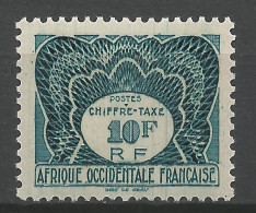 AEF TAXE N° 9 NEUF** LUXE SANS CHARNIERE / Hingeless / MNH - Altri & Non Classificati