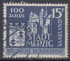 GERMANY Saar 401,used,falc Hinged - Oblitérés