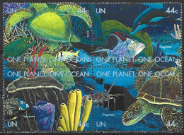 United Nations, N.Y. 2010. Scott #1003a-d (U) One Planet One Ocean - Used Stamps