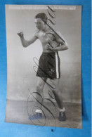 Boksen Bokser Boxeur Boxing Boxer  "JACOBS" Junior  Kampioen Van  Antwerpen  1945  ! Fotokaart Photo HALLEUX Berchem - Boxing