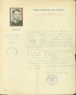 Guerre 40 Attestation Appartenance Résistance Jules Renard Chef Groupe Réseau Verdun Amicale Capitaine Joie Lheureux FFI - WW II