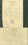 Guerre 40 Ordre Mission Industriel Roubaix Cachet Chambre Commerce + Autorisation De Circuler FFI Jules Renard - Oorlog 1939-45