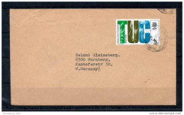 LETTERA COVER LETTER - DA-FROM INGHILTERRA-U.K.-ENGLAND A-TO GERMANIA-GERMANY - 1952-1971 Pre-Decimal Issues