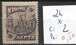 CRETE 24 * Côte 2 € - Crète