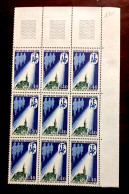 France 1971 Bloc De 9 Timbres Neuf** YV N° 1682 Aide Familiale Rurale - Feuilles Complètes